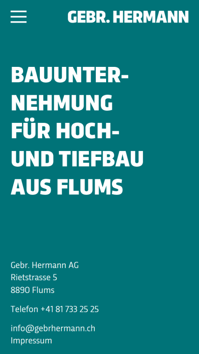 Screenshot Gebr. Hermann AG Mobile Home